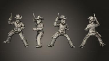 Military figurines Join or Die OUTLAW RIDER 02 3d model