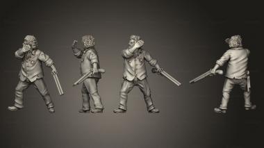 Military figurines Join or Die Sheriff deputi 01 3d model