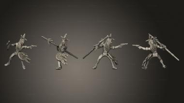 Military figurines Join or Die SIOUX RIDER 05 3d model