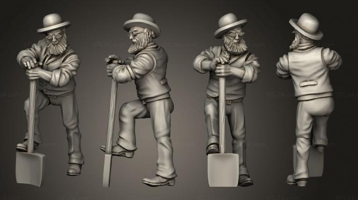 Military figurines (Join or Die UNDERTAKER 01, STKW_8421) 3D models for cnc