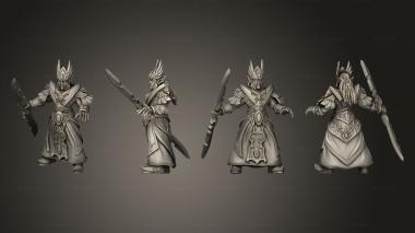 Military figurines Judicator 01 3d model