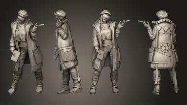 Military figurines Judy Moreno 3d model