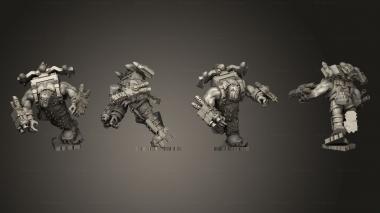 Military figurines Jump Broozers 05 3d model