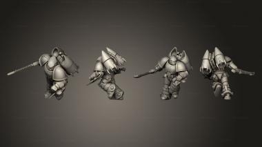 Military figurines jump medic 12 3d model