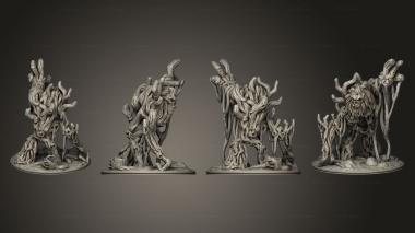Military figurines Jungle Treent Base 002 3d model