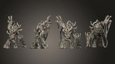 Military figurines Jungle Treent Base 003 3d model