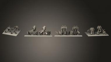 Military figurines Junker CLAU Nero Base 3d model