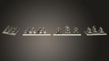 Military figurines Junker Dune Raiders 3d model