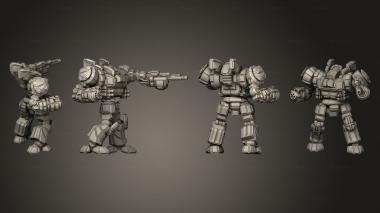 Military figurines Jupiter Posed 3d model