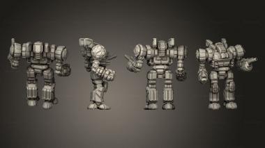 Military figurines Jupiter 3d model