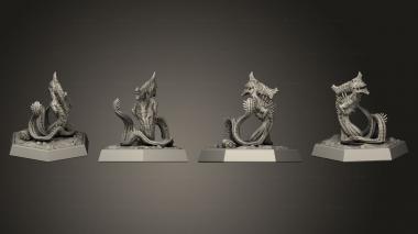 Military figurines Juvenile Proto Osteotron 2 3d model