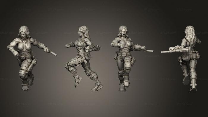 Military figurines (K9 Leader, STKW_8474) 3D models for cnc