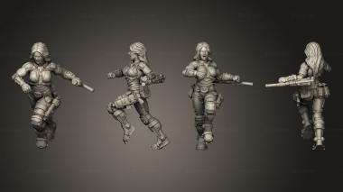 Military figurines K9 Leader 3d model