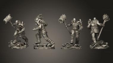Military figurines Kailo Hanjarnen Ice Druid 3d model