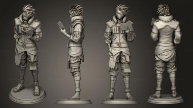 Military figurines Kakashi Hatake 3d model
