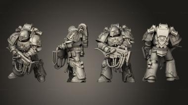 Military figurines Kakophani 3 3d model