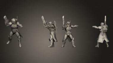 Military figurines KAL SKIRATA 3d model