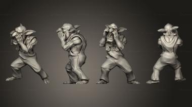 Military figurines Kannon Crew 4 3d model