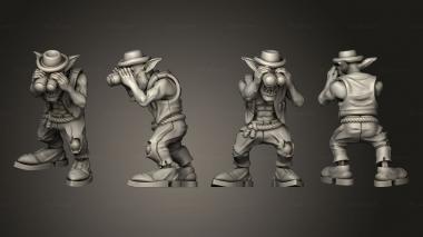 Military figurines Kannon Crew 5 3d model