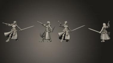 Military figurines Kathlyn Jerik 3d model