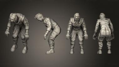 Military figurines KAYLEE SITTING 3d model