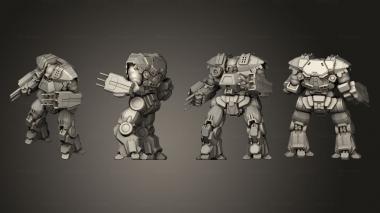 Military figurines KDK Prime 4 3d model