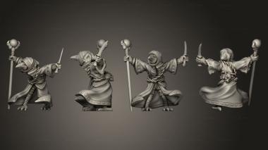 Military figurines Kenku Wizard Blast Attack 3d model