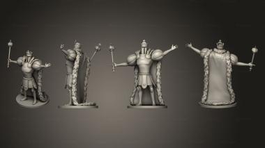 Military figurines King Knight 3d model