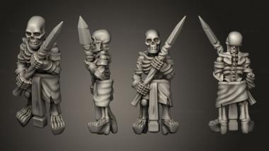 Military figurines King of Sands Bone Thrower crew 04 3d model