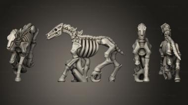 Military figurines King of Sands Chariot Horse 01 3d model