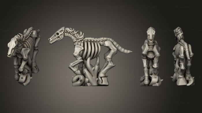 Military figurines (King of Sands Chariot Horse 04, STKW_8552) 3D models for cnc