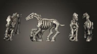 Military figurines King of Sands Chariot Horse 06 3d model