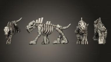 Military figurines King of Sands Chariot Lich Monster 01 3d model