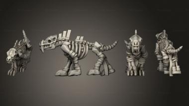 Military figurines King of Sands Chariot Lich Monster 02 3d model