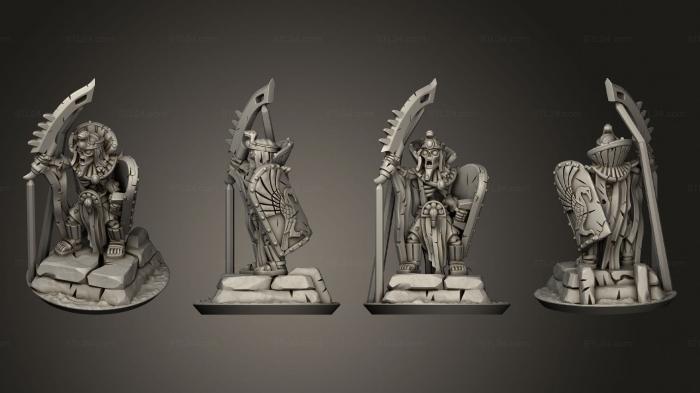 Military figurines (King of Sands King, STKW_8558) 3D models for cnc
