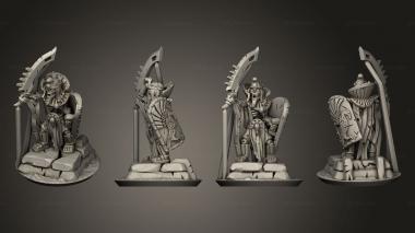 Military figurines King of Sands King 3d model