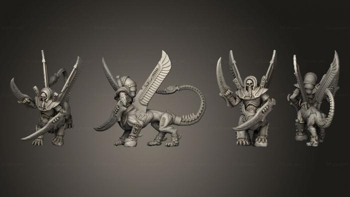 Military figurines (King of Sands Sphinx 01, STKW_8560) 3D models for cnc