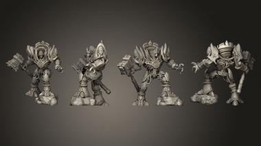 Military figurines King s Cae Construct body 3d model