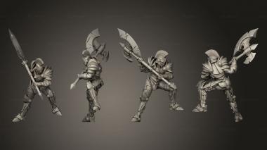 Military figurines King s Cae Midnight 3d model