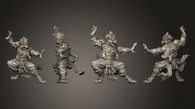 Military figurines King s Cae Rakshasa A 3d model