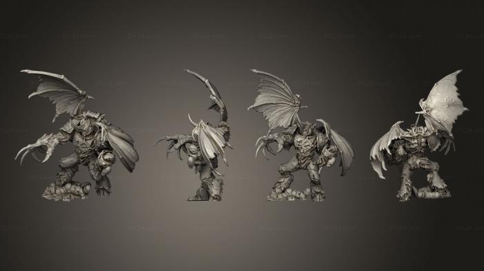 Military figurines (King Spooky Space Man, STKW_8572) 3D models for cnc