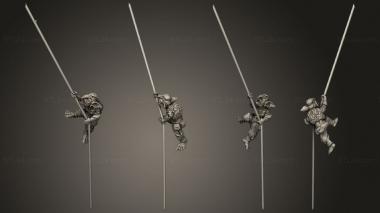 Military figurines Kingdom of Thamarya Ent Goblin C 3d model