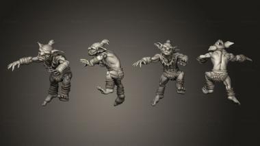 Military figurines Kingdom of Thamarya Ent Goblin E 3d model