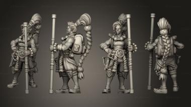 Military figurines kiroda the monk 02 3d model