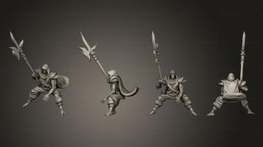 Military figurines Kirveh Warforged Emissary 3d model