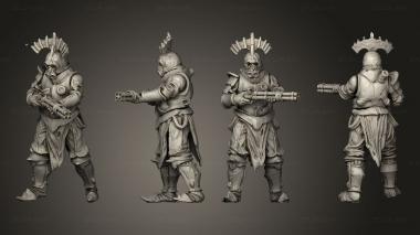 Military figurines Kitbash 3d model