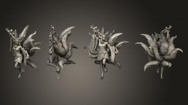 Military figurines Kitsune Magic 3d model
