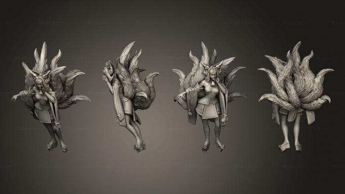 Military figurines (Kitsune, STKW_8597) 3D models for cnc