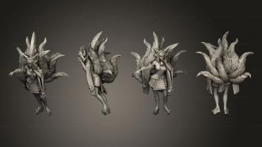 Military figurines Kitsune 3d model