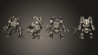 Military figurines Klaw Walker C 3d model
